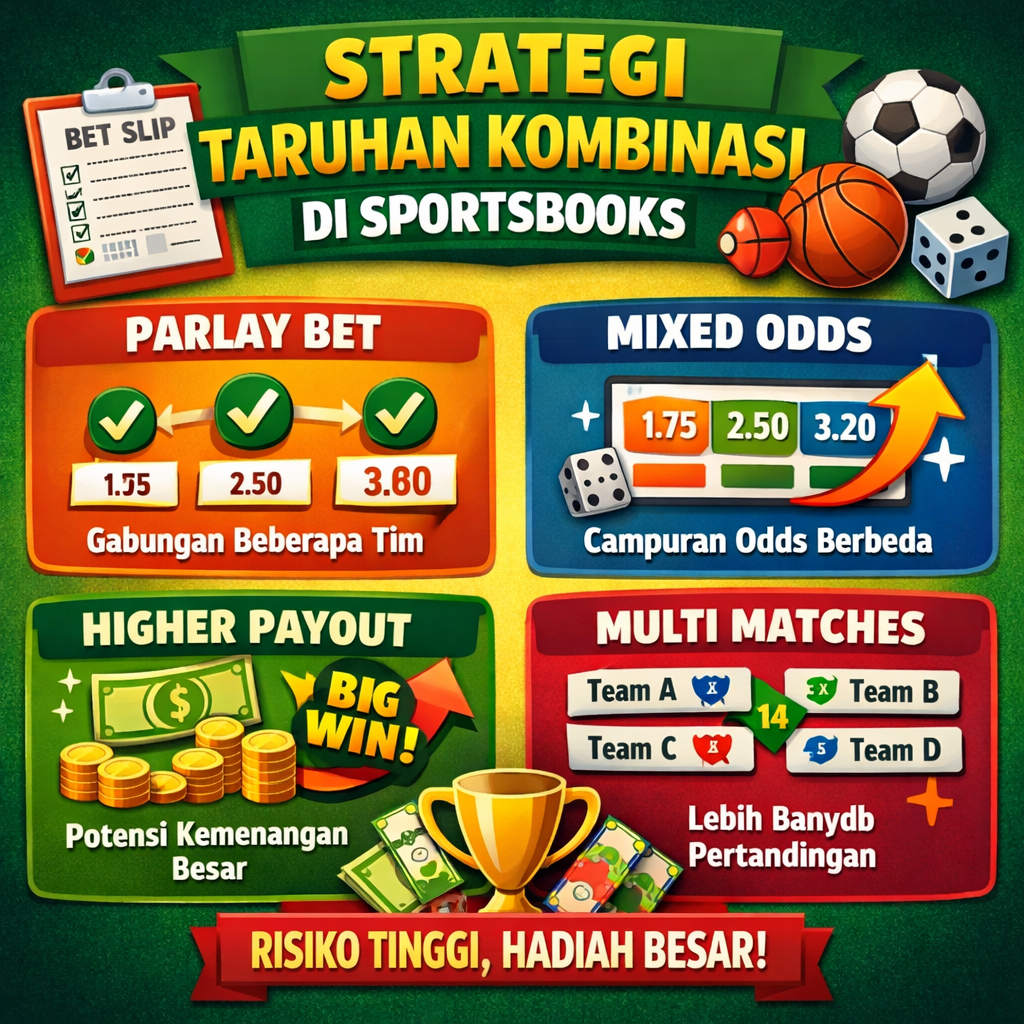 Strategi Taruhan Kombinasi di Sportsbooks: Panduan Lengkap untuk Pemain Serius